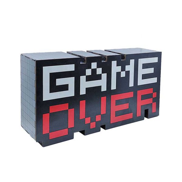 استند گیم اور Game Over مدل 10164 | استند دکوری گیمینگ 8Bit