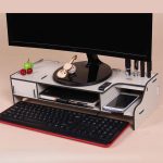 پایه نگهدارنده مانیتور مدل 10118 | زیر مانیتوری ارگونومیک و نظم دهنده میز