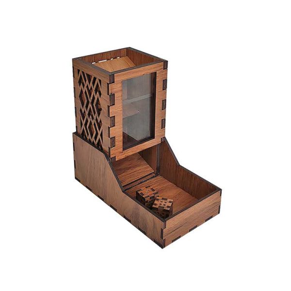 برج تاس چوبی Dice Tower | برج انداختن تاس بازی فکری و رومیزی