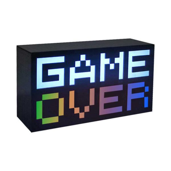 آیکون لایت گیم اور Game Over مدل 10201 | لایت باکس 8‑Bit Pixel