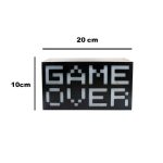 آیکون لایت گیم اور Game Over مدل 10201 | لایت باکس 8‑Bit Pixel