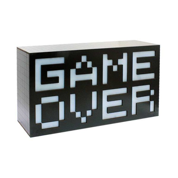 آیکون لایت گیم اور Game Over مدل 10201 | لایت باکس 8‑Bit Pixel