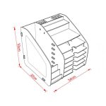 کازیه اداری و نظم دهنده میز مدل 10773 | شلف اسناد و مجله