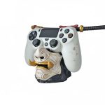 پایه نگهدارنده دسته بازی طرح گوست آو یوتی | ماسک سامورایی سازگار با PS4 و PS5