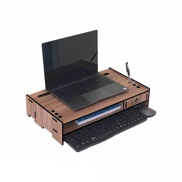 استند لپ تاپ و مانیتور مدل 10443 | نگهدارنده لپ تاپ و زیر مانیتوری