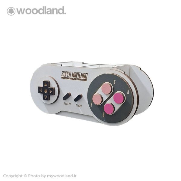 جا مدادی رومیزی چوبی طرح دسته سگا سوپر نینتندو Super Nintendo - مدل 10330