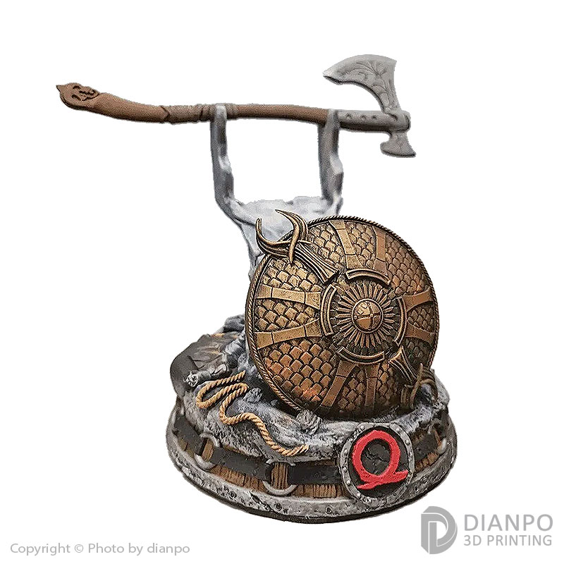 50018.jpg پایه نگهدارنده دسته، استند کنترلر طرح God of War - مدل 50018 - تصویر 1