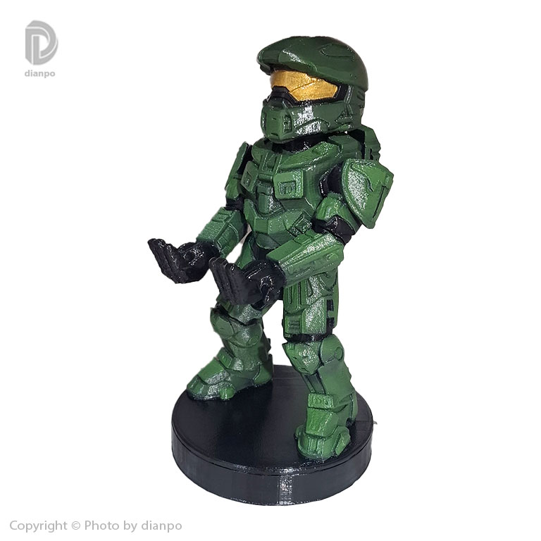 50066.jpg نگهدارنده دسته و موبایل طرح مستر چیف (Halo Infinite) مناسب برای کنترلرهای ایکسباکس، پلیاستیشن - مدل 50066 - تصویر 1